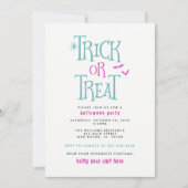 トリックオアトリートハローウィンパーティ招待状 招待状 (正面)
