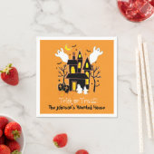 トリックオアトリートハ幽霊のよく出るウスハロウィーン スタンダードカクテルナプキン (インサイチュ)