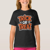 トリックオアトリートバッジ Tシャツ (正面)