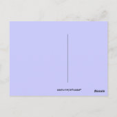 トリックオアトリートメント幽霊ドッグハロウィーンポストカード ポストカード (裏面)