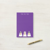 トリックオアトリートラブラドールレトリバー幽霊犬 ポストイット (デスク上)