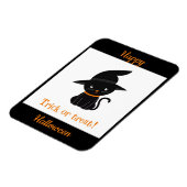 トリックオアトリート子猫 マグネット (左側)