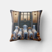 トリックオアトリート幽霊犬 クッション (裏面)