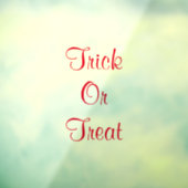 トリックオアトリート文字カスタムホリデーハロウィーンホーム ウィンドウサイン (シート3)