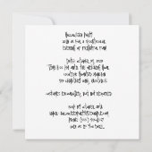 トリックオアトリート通り: Pumpkin Patch Avenue 招待状 (裏面)