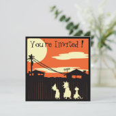 トリックオアトリート ハロウィンパーティーの招待状 招待状 (スタンド正面)