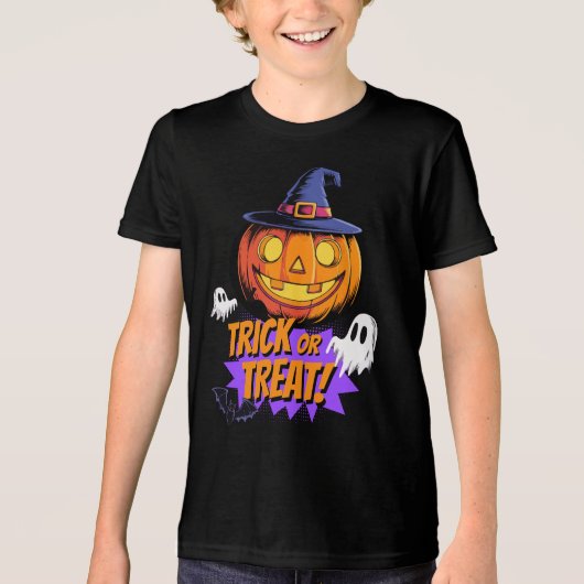 トリックオアトリート!ハロウィーンの夜 トライブレンドTシャツ (正面)
