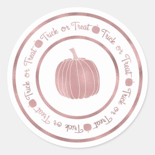 トリックオアトリート&パンプキンバラ金ゴールドグラムハロウィーン ラウンドシール (正面)