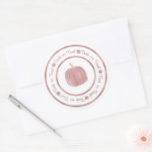 トリックオアトリート&パンプキンバラ金ゴールドグラムハロウィーン ラウンドシール (封筒)