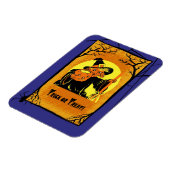 トリックオアトリート!ヴィンテージウィッチハロウィーンギフト マグネット (左側)