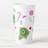 トリックオアトリート！可愛ファンキーい甘い死とキャンディ！ カフェラテマグ (正面)