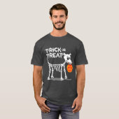 トリックオレイトハロウィーンドッグギフト Tシャツ (正面フル)