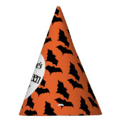 トリックオレンジキッズハローウィンパーティ パーティーハット (右)