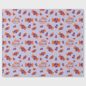 トリックオートリートキャンディスハロウィーンラッピング紙 ラッピングペーパー (フラット)