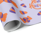 トリックオートリートキャンディスハロウィーンラッピング紙 ラッピングペーパー (ロールコーナー)