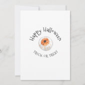 トリックオートリートハロウィーン誕生日招待状 招待状 (裏面)