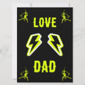 トリックスクーターライダー誕生日 カード (裏面)