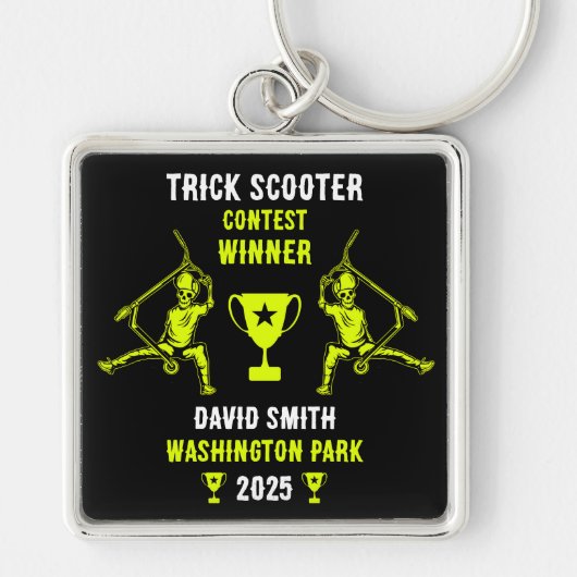 トリックスクーターライダー賞 キーホルダー (正面)