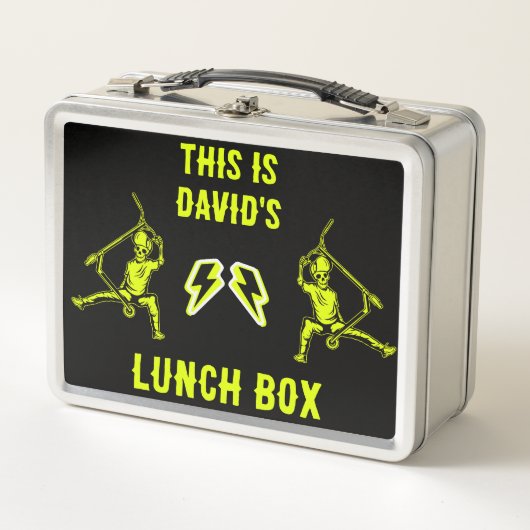 トリックスクーターライダー メタルランチボックス (正面)