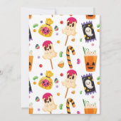 トリックストリートハロウィーンスイーツ招待状パーティー 招待状 (裏面)