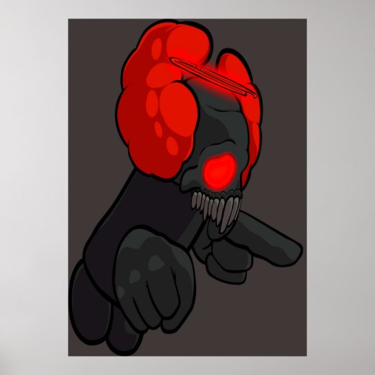 トリックデーモンFNF金曜日の夜ファンキン ポスター (正面)