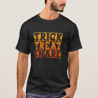 トリックトリートスネワイヤスネハロウィーン長袖 Tシャツ