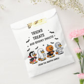 トリックトリート不気味かわいいハロウィーン フェイバーバッグ (封をした状態)