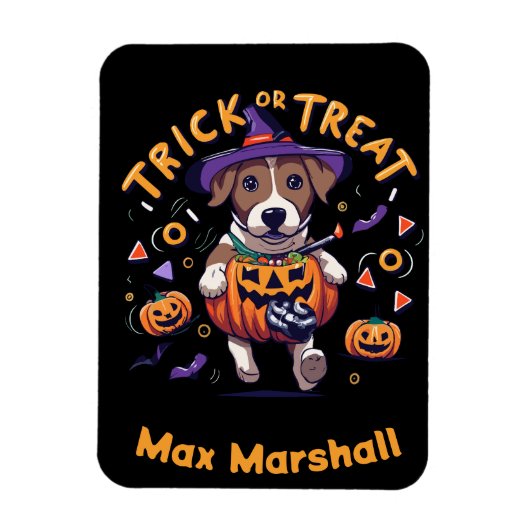 トリックドッグ – グール集団イエローブラック マグネット (縦)