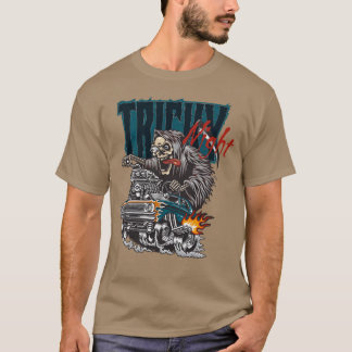 トリックナイトハロウィンレトロ Tシャツ