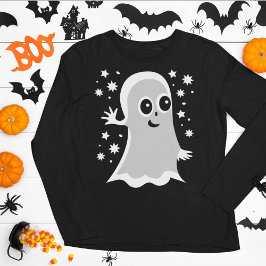 トリックハロウィンフレンドリー幽霊 スウェットシャツ