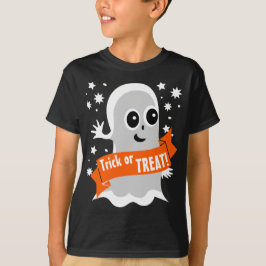 トリックハロウィンフレンドリー幽霊 Tシャツ
