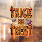 トリックハロウィーンおもしろい不気味デザイン ウィンドウサイン (シート2)