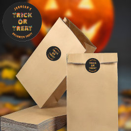 トリックハロウィーンカスタム ラウンドシール