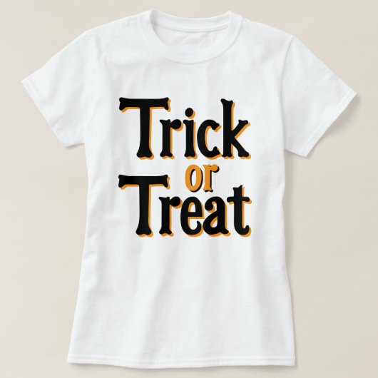 トリックハロウィーンデザインTシャツ Tシャツ (デザイン正面)
