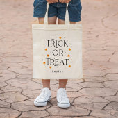 トリックハロウィーントートバッグパーソナライズされたまたはトリートバッグ トートバッグ