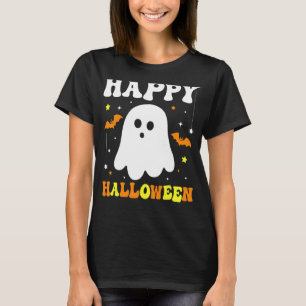 トリックハロウィーン幽霊ハッピーハローウィンCos Tシャツ