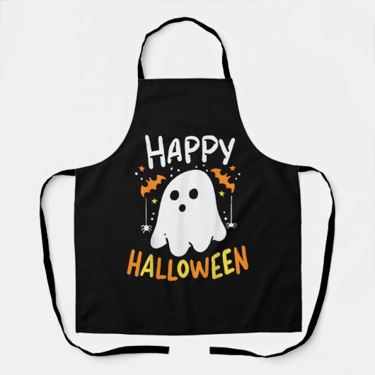 トリックハロウィーン幽霊 エプロン (正面)