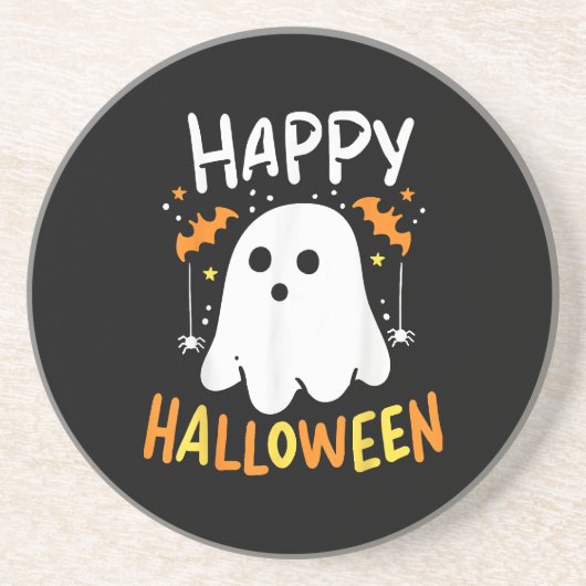 トリックハロウィーン幽霊 コースター (正面)