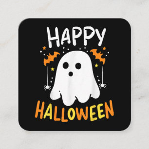 トリックハロウィーン幽霊 スクエア名刺