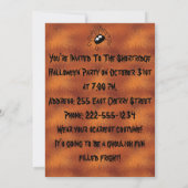 トリックハロウィーン招待状 招待状 (裏面)