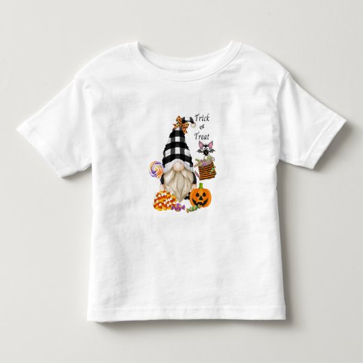 トリックハロウィーン格言 トドラーTシャツ (正面)
