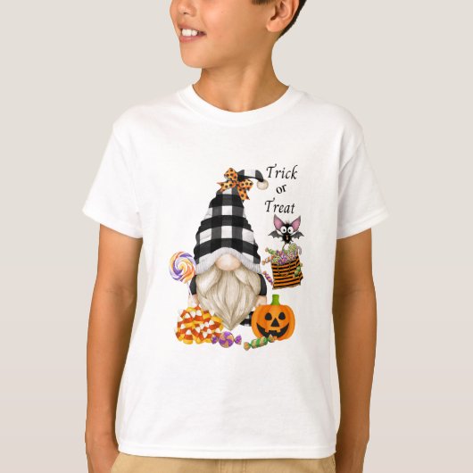 トリックハロウィーン格言 Tシャツ (正面)