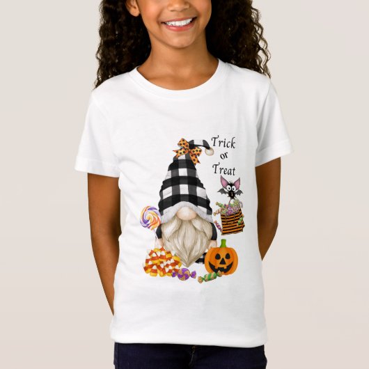 トリックハロウィーン格言 Tシャツ (正面)