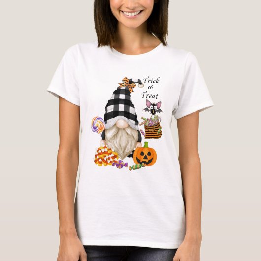 トリックハロウィーン格言 Tシャツ (正面)