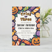 トリックハロウィーン3回目の誕生日パーティー 招待状 (スタンド正面)