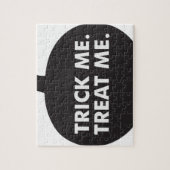 トリックマイトリートマイオア白黒 ジグソーパズル (縦)