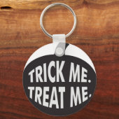 トリックマイトリートミーB/W キーホルダー (正面)