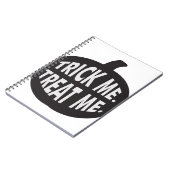 トリックマイトリートミーB/W ノートブック (左側)