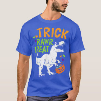 トリックラワートリートTレックス恐竜カボチャHal Tシャツ