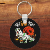 トリックラートリートハロウィーン恐竜Tレックスかぼちゃ キーホルダー (正面)